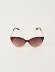 Whistle Accessories Melody Sunglasses, Brown product photo View 03 S