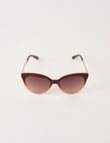 Whistle Accessories Melody Sunglasses, Brown product photo View 03 S