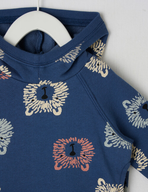 Teeny Weeny Bear All-Over Print Hoodie, Navy product photo View 02 L