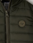 Teeny Weeny Puffer Vest, Khaki product photo View 03 S