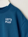 Teeny Weeny Play Time Terry Long Sleeve Bodysuit, Diesel product photo View 02 S