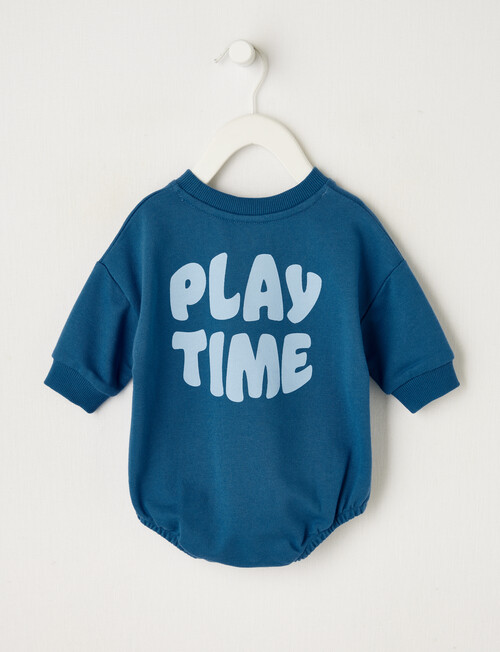 Teeny Weeny Play Time Terry Long Sleeve Bodysuit, Diesel product photo View 04 L