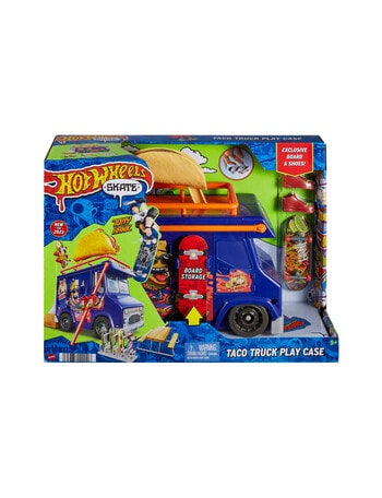 Hot Wheels Skate Taco Truck Play Case product photo