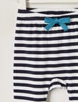 Teeny Weeny Stripe Knit Pant Navy & White product photo View 02 S