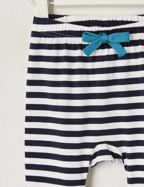 Teeny Weeny Stripe Knit Pant Navy & White product photo View 02 L