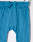Teeny Weeny Late Summer Rib Pant, Diesel Blue product photo View 02 S