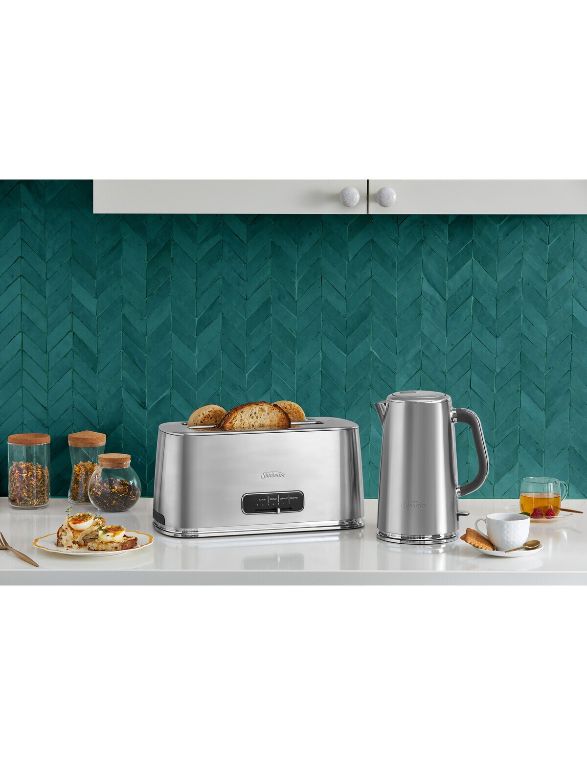 Sunbeam Arise 4 Slice Toaster Stainless Steel, TAM5003SS Toasters