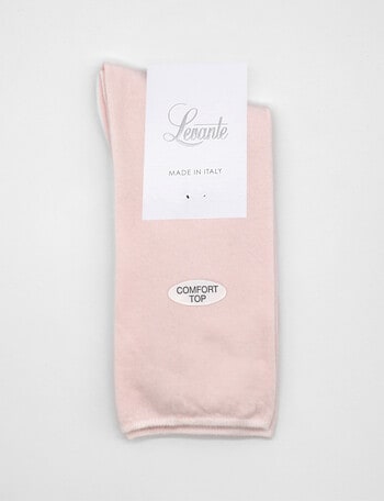 Levante Comfort Top Crew Socks, Primson product photo