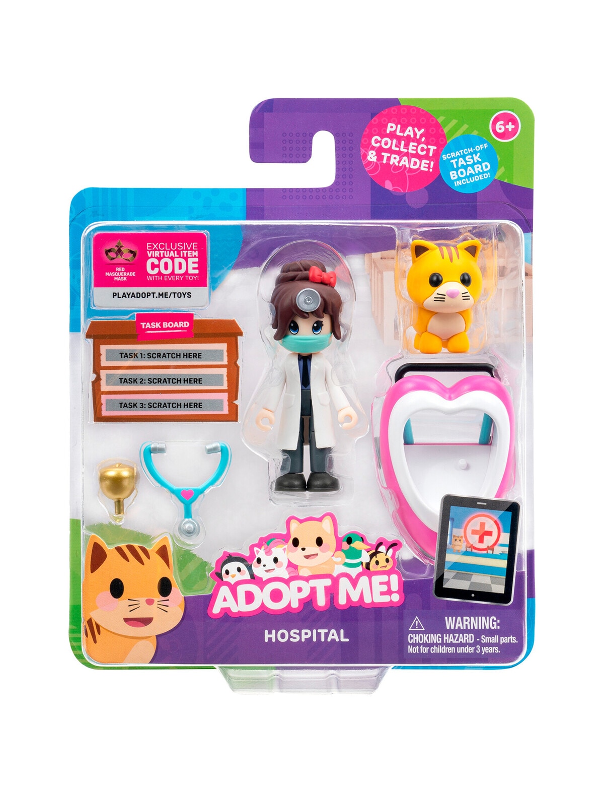 Adopt Me! Collectible Pets, 2-Pack, Assorted - Action Figures