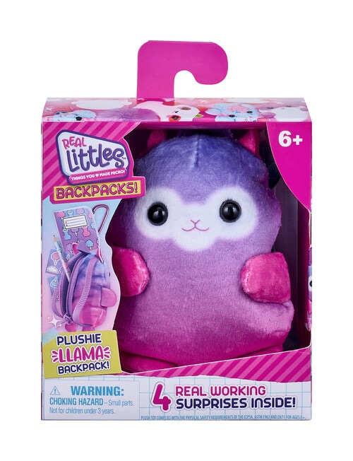 Real Littles Plushie Pet Backpack, Assorted product photo
