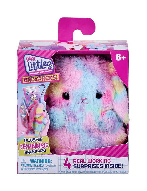 Real Littles Plushie Pet Backpack, Assorted product photo View 10 L