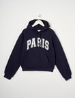Switch Paris Graphic Hoodie, Navy product photo
