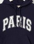 Switch Paris Graphic Hoodie, Navy product photo View 03 S