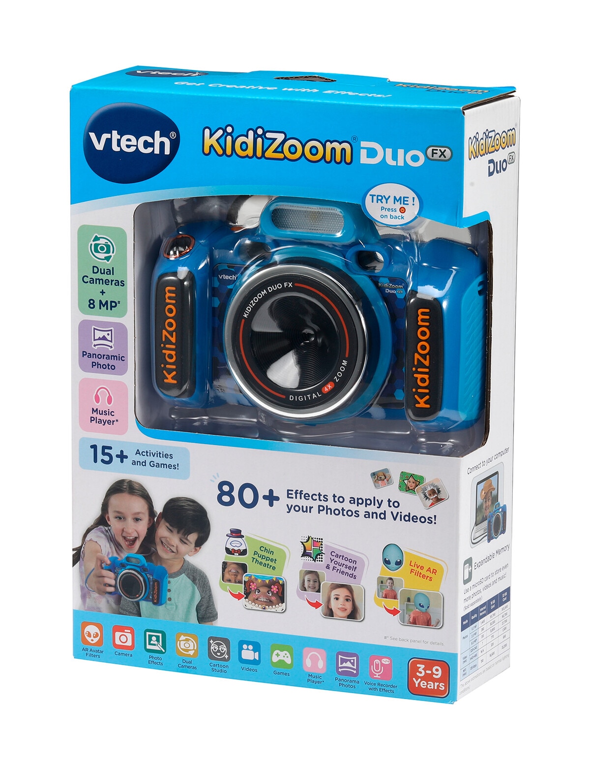 Best Buy: VTech KidiZoom Duo DX 5.0-Megapixel Digital Camera Blue 80-520000