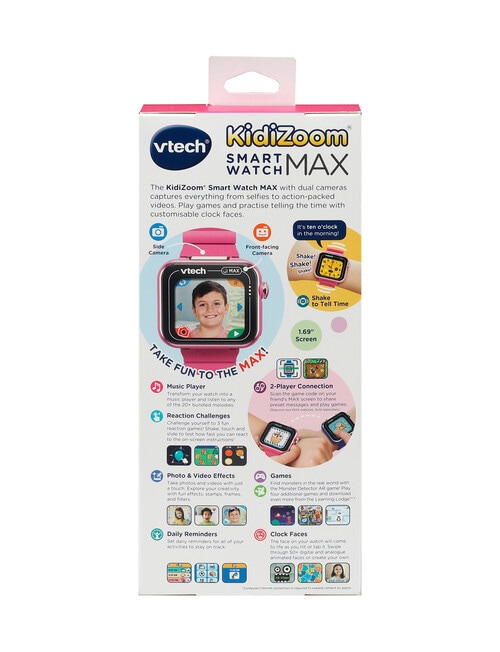 Vtech Kidizoom Smartwatch Max, Pink product photo View 05 L