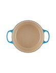 Le Creuset Signature Round Casserole, 26cm, Azure product photo View 05 S