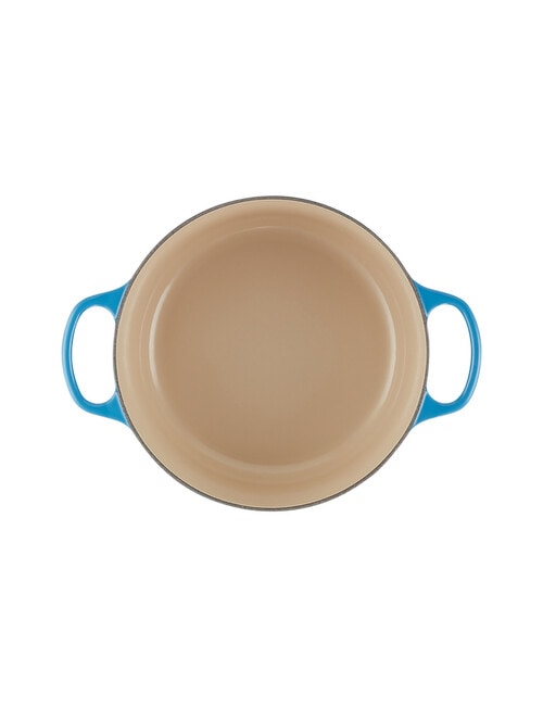 Le Creuset Signature Round Casserole, 26cm, Azure product photo View 05 L