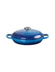 Le Creuset Signature Shallow Casserole, 26cm, Azure product photo