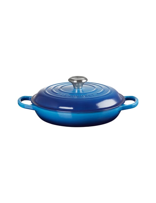 Le Creuset Signature Shallow Casserole, 26cm, Azure product photo