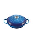 Le Creuset Signature Shallow Casserole, 26cm, Azure product photo View 02 S