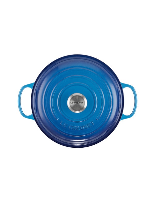 Le Creuset Signature Shallow Casserole, 26cm, Azure product photo View 04 L