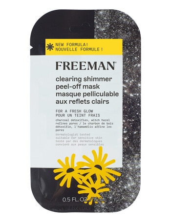 Freeman Clearing Shimmer Peel Off Mask, 15ml product photo