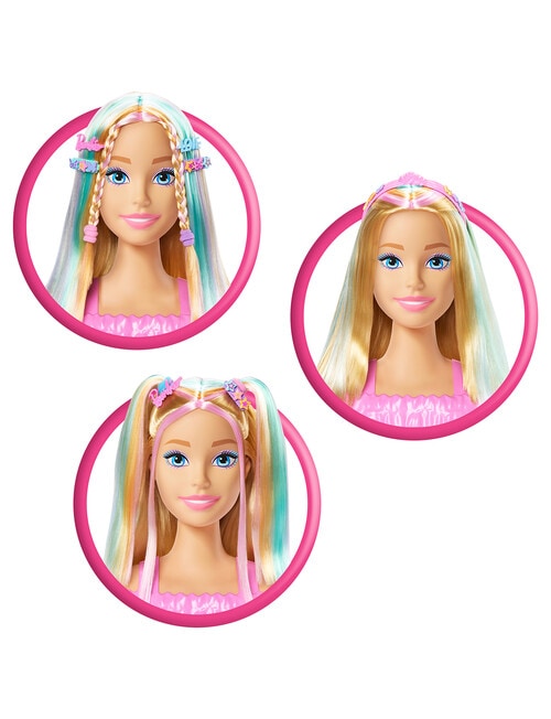 Barbie Neon Rainbow Deluxe Styling Head product photo View 05 L