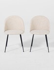 Marcello&Co Osaka Dining Chair, Beige, Set of 2 product photo View 02 S