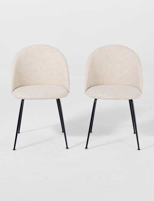 Marcello&Co Osaka Dining Chair, Beige, Set of 2 product photo View 02 L