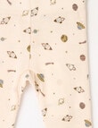 Milly & Milo Rocket Ship Legging, Cream product photo View 02 S