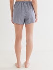 Mineral Lounge Mini Check Short, Navy product photo View 02 S