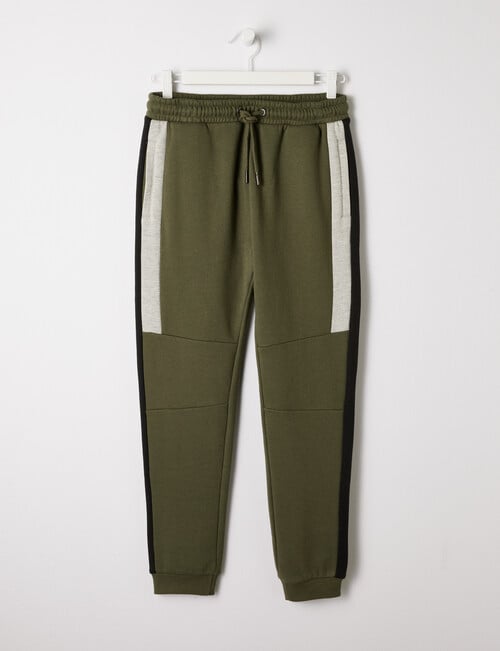 No Issue Spliced Fleece Trackpant, Olive product photo