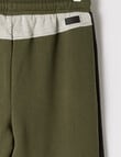 No Issue Spliced Fleece Trackpant, Olive product photo View 02 S