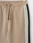 No Issue Spliced Trackpant, Taupe product photo View 03 S