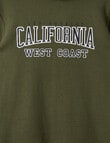 No Issue California Hoodie, Olive product photo View 02 S