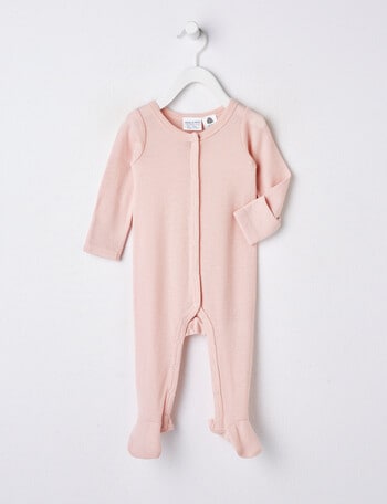 Milly & Milo Merino Sleepsuit, Ballet Pink product photo