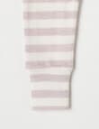 Milly & Milo 100% Merino Legging, Lightest Lavender Stripe product photo View 02 S