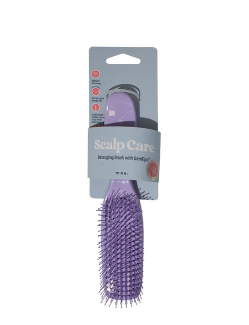 Mae Detangling and Scalp Care Brush, Purple product photo View 03 L