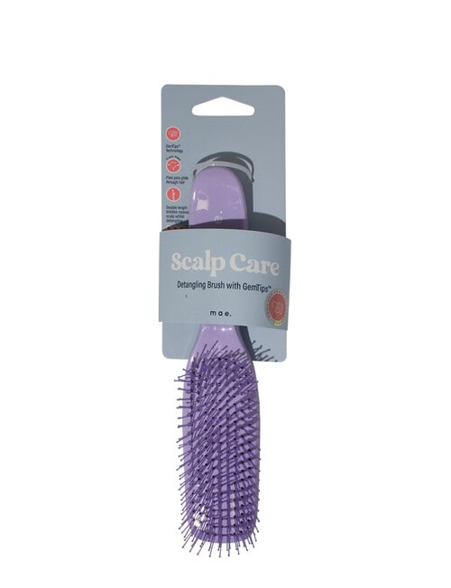 Mae Scalp Care Detangling Brush Purple product photo View 03 L