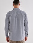 Logan Lenn Long Sleeve Shirt, White & Blue product photo View 02 S