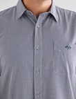 Logan Lenn Long Sleeve Shirt, White & Blue product photo View 04 S