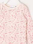 Milly & Milo Ditsy Floral Long-Sleeve Top, Pink product photo View 02 S