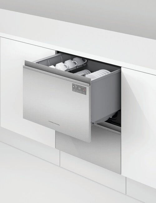 Fisher & Paykel Built-under Double DishDrawer, DD60D2NX9 product photo View 05 L