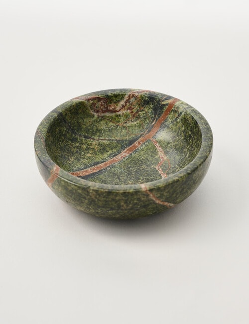 M&Co Marble Dish, Terra Forest product photo View 04 L