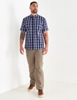 Kauri Trail Short Sleeve Shirt, Cooper Blue product photo View 03 S