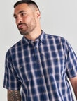 Kauri Trail Short Sleeve Shirt, Cooper Blue product photo View 04 S