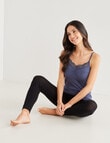 Lyric Thermals Mia Bamboo Cami, Slate, XS-2XL product photo View 03 S