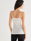 Lyric Thermals Melody Merino Cami, Ivory, XS-2XL product photo View 02 S