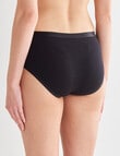 Lyric Marie Cotton Boyleg Brief, Black, 8 - 26 product photo View 02 S