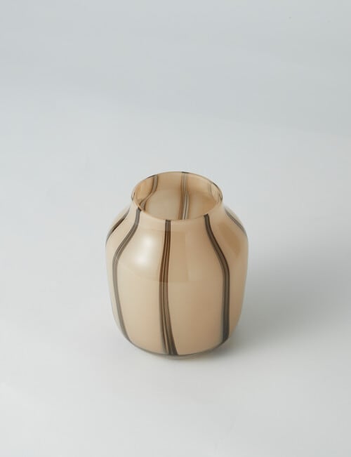 M&Co Artist Glass Vase, 14cm, Otter product photo View 02 L